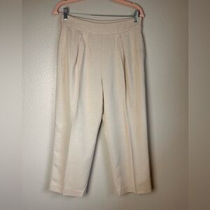 Lauren Ralph Lauren cream cropped dress pants